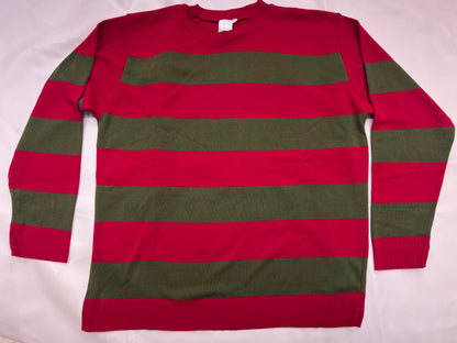 Freddy Red/Green Knitted Jumper