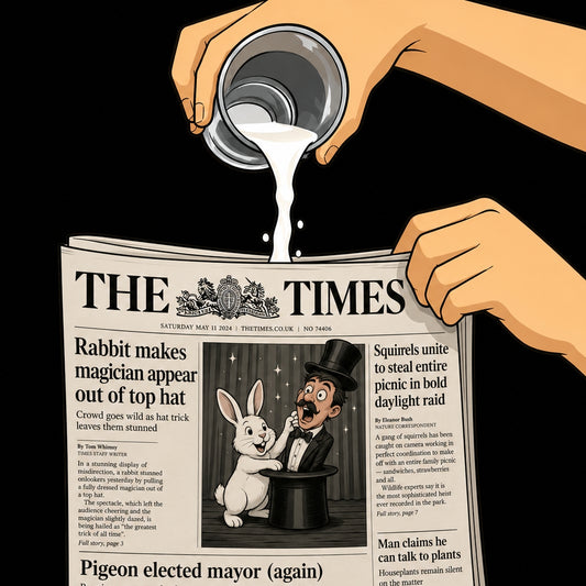 Liquide du journal - Milk Magazine Fake