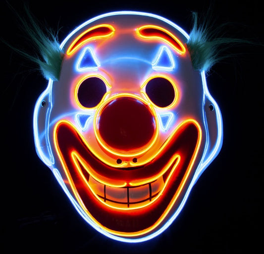 LED Clown Mask - Joker Style