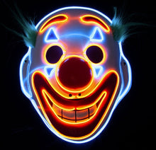 LED Clown Mask - Joker Style - The Scarborough Joke Shop