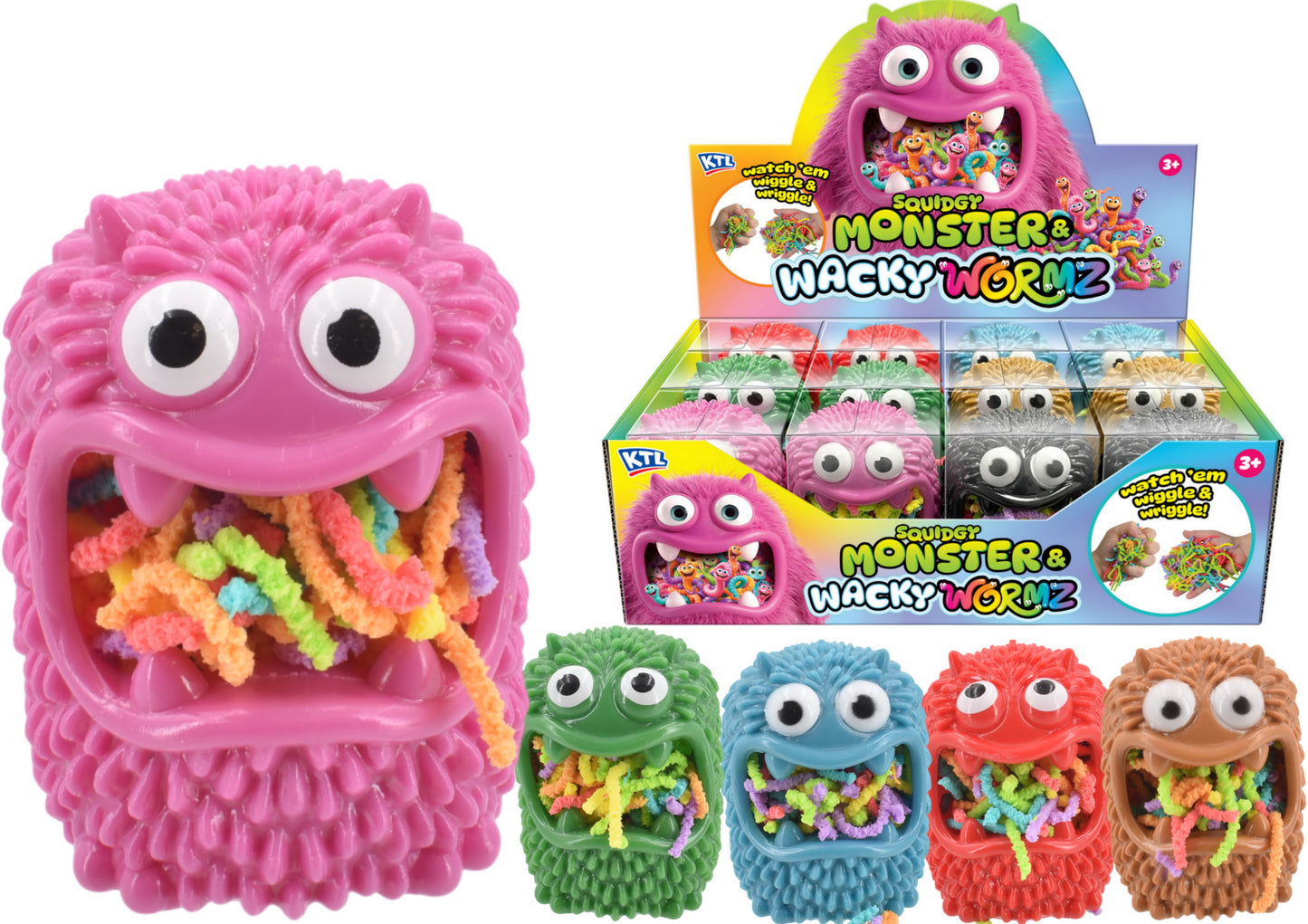 Squishy Monster Eating Worms