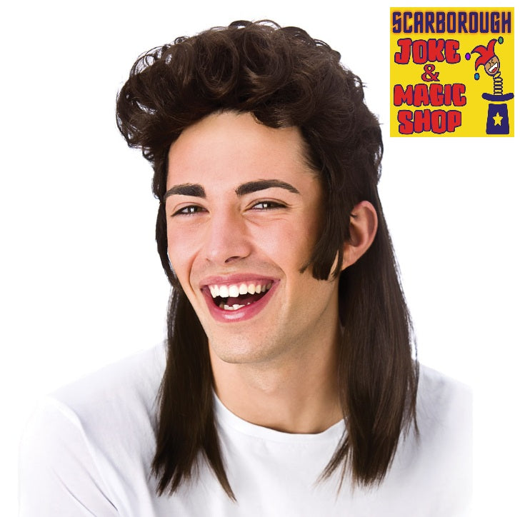 Mullet Wig - Brown