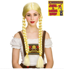 Oktoberfest Beer Girl Wig - Blonde