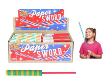 Paper Sword Sabre - Assorted Colour - The Scarborough Joke Shop