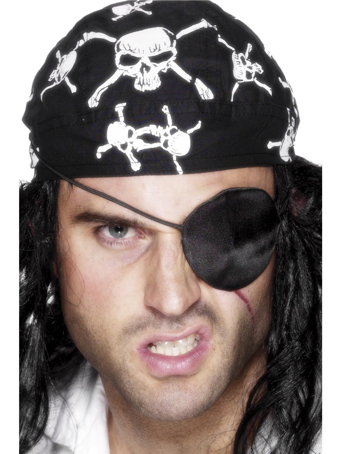 Pirate Eyepatch - Black Satin