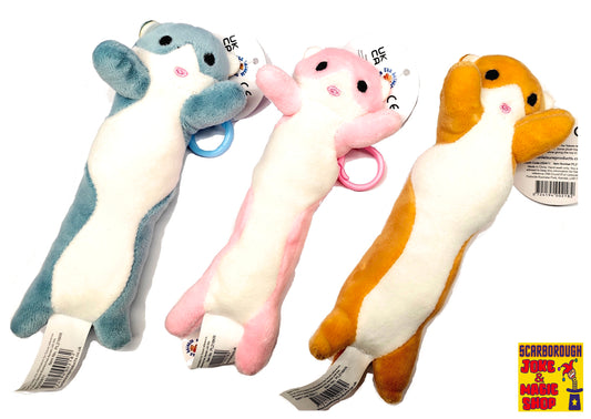 Plush Dangling Cat Bag Clip ~ 15cm Assorted