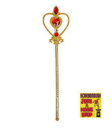 Queen of Hearts Sceptre Wand - The Scarborough Joke Shop