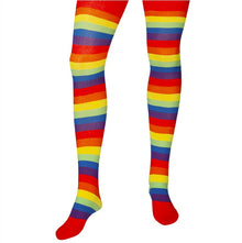 Rainbow Striped Tights - The Scarborough Joke Shop