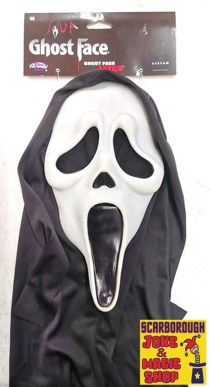 Cara de fantasma: máscara de grito con licencia oficial