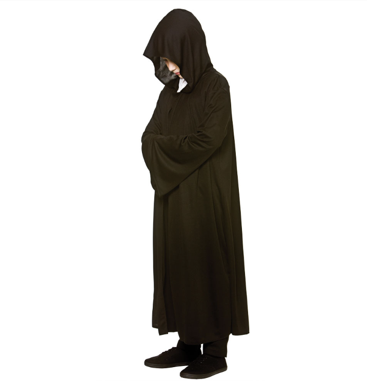 Hooded Cape - Black (Children's Size)