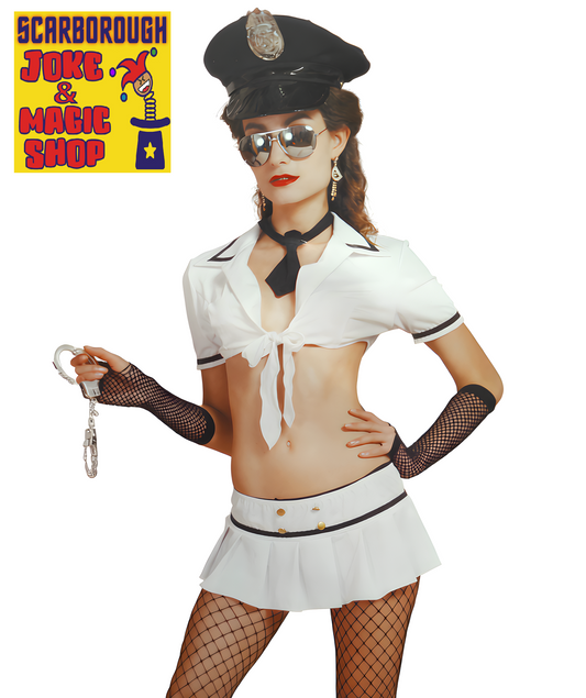 Sexy Police Costume - Lady's White
