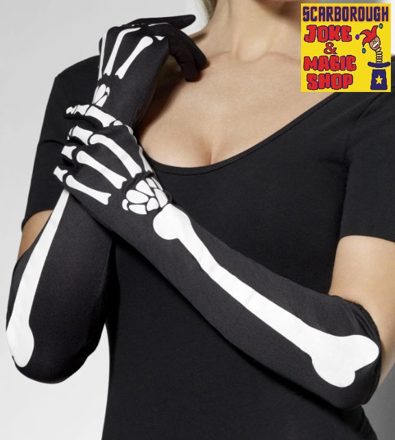 Skeleton Gloves - Long