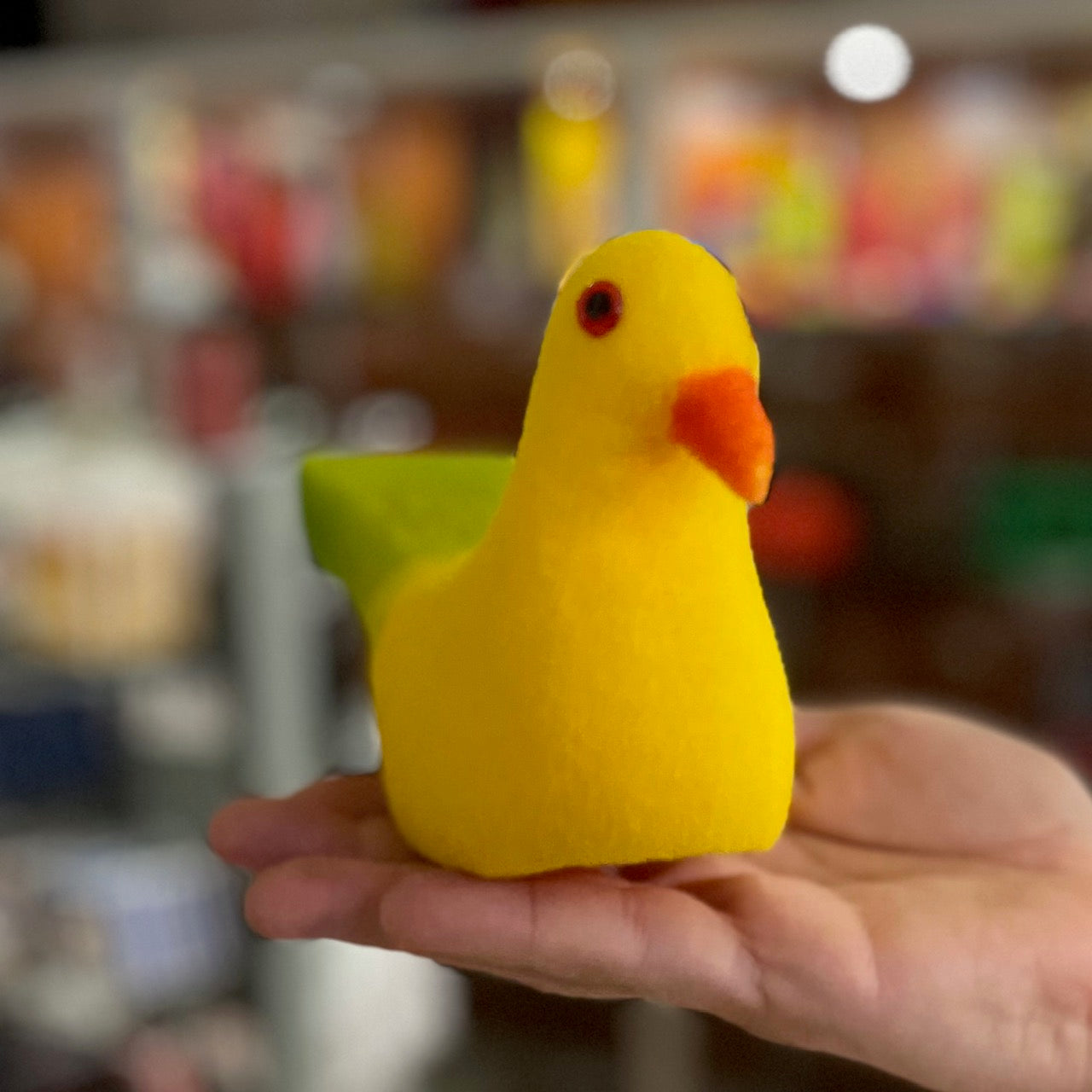 Sponge Ball to Bird - Banana Coloured Dove Parrot