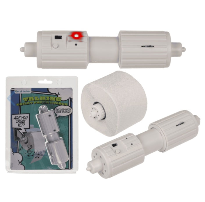 Talking Toilet Roll Holder - Record Your Own Message!