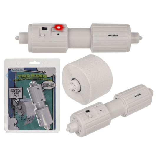 Talking Toilet Roll Holder - Record Your Own Message!