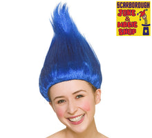 90s Troll Wig - Blue