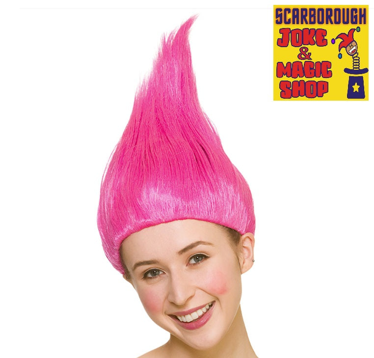 90s Troll Wig - Pink
