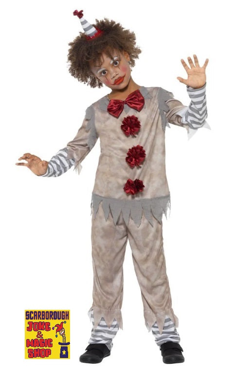 Vintage Clown Costume - Kid's Pennywise IT Style