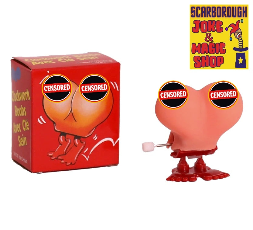 Jolly Jumping Boobs - Wind Up Breasts - The Scarborough Joke Shop