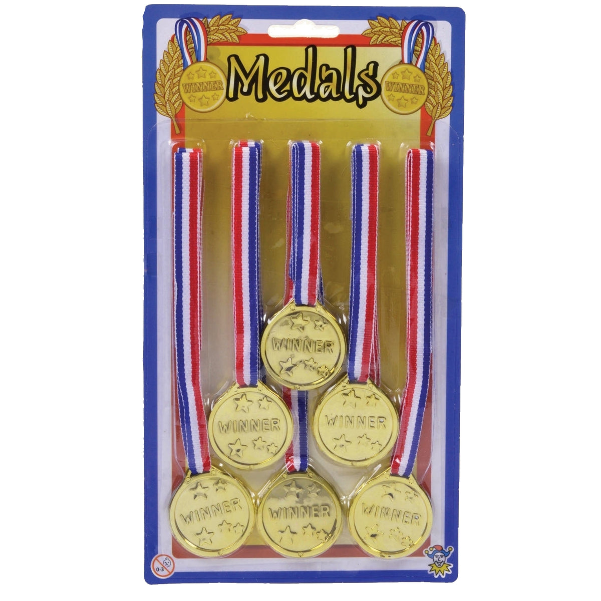 Winners Medals (6 Pack)