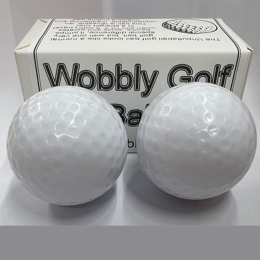 Wobbly Un-puttable Golf Ball (2 Pack)