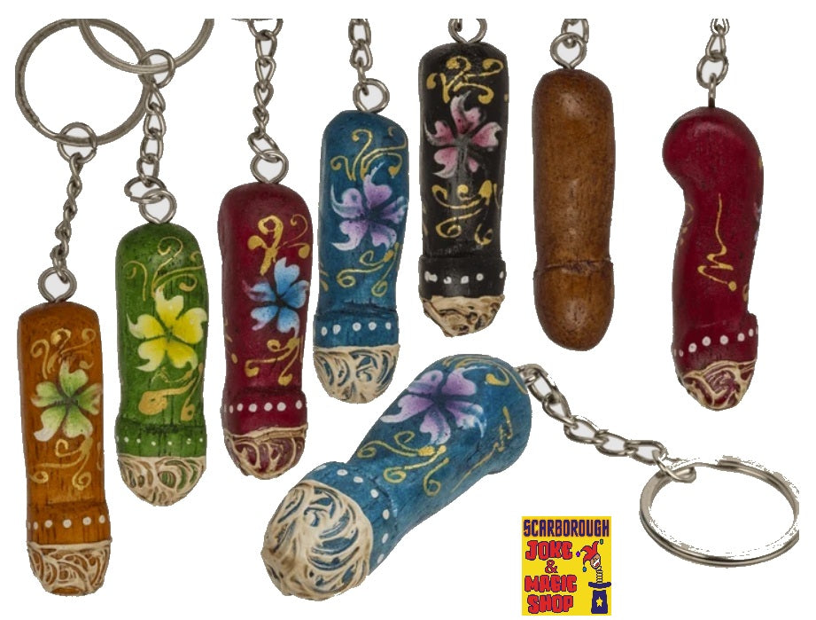 Wooden Willy Keyring
