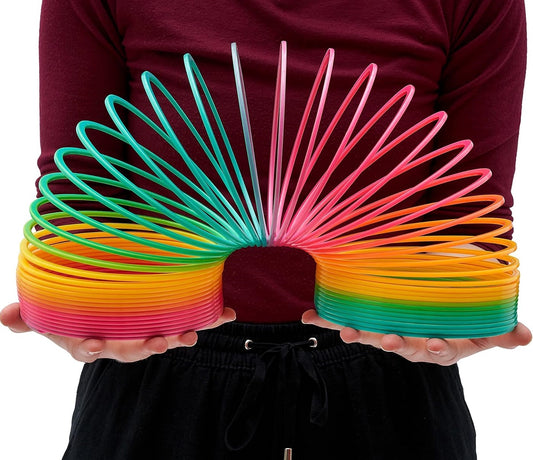 XXL 15cm Slinky - Rainbow Spring