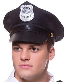 Deluxe Police Cap - New York Style - The Scarborough Joke Shop
