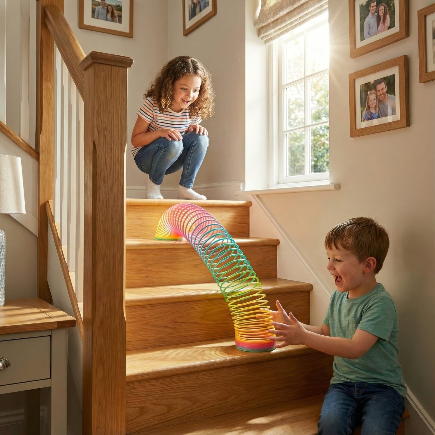 XXL 13cm Slinky - Rainbow Spring