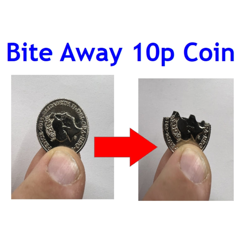 Silver Snack - Bite Coin 10p – The Scarborough Joke Shop