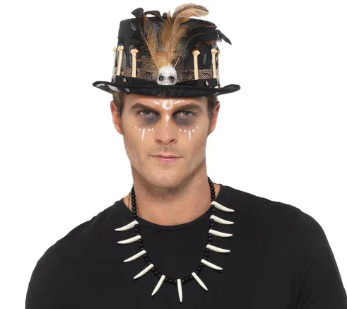 Sombrero de copa vudú