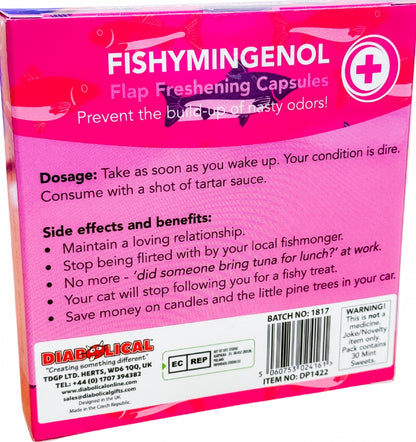 Fishymingenol Capsules - Joke Medication Mints