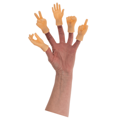 Marionnette à doigt à geste de la main