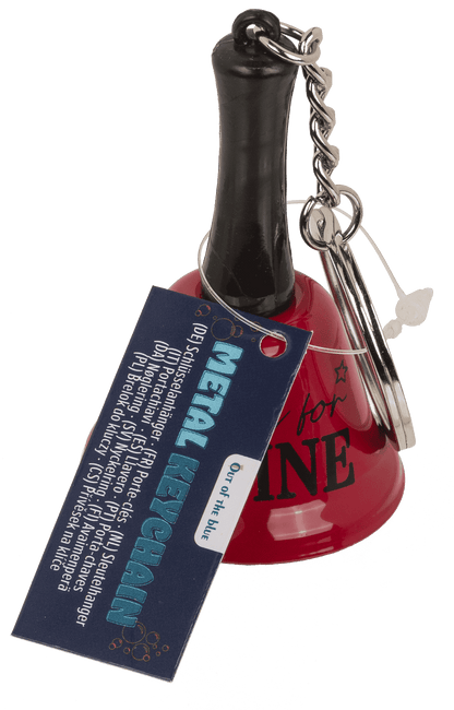 Ring For Wine/Beer/Gin Bell Keyring