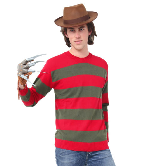 Freddy Red/Green Knitted Jumper