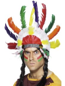 Indian Chief Headdress - The Scarborough Joke Shop