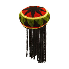 Rasta Hat w. Hair - The Scarborough Joke Shop