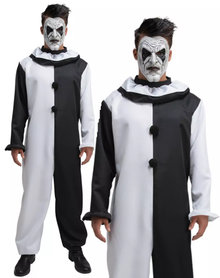 Terrifying Clown Costume - Terrifier Style - The Scarborough Joke Shop