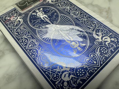 Foil MetalLuxe Back Cobalt - Bicycle Deck®