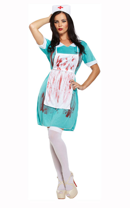 Disfraz de enfermera sangrienta