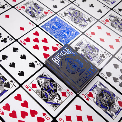 Foil MetalLuxe Back Cobalt - Bicycle Deck®