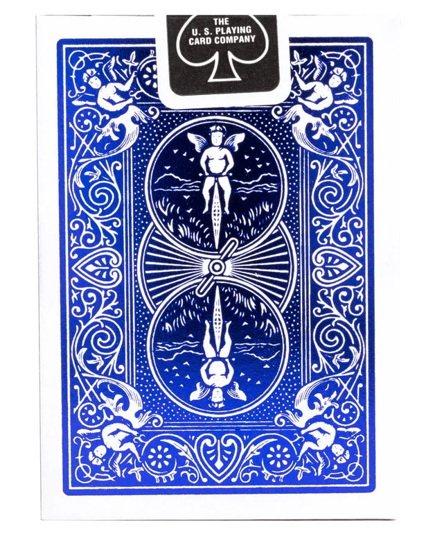 Foil MetalLuxe Back Cobalt - Bicycle Deck®