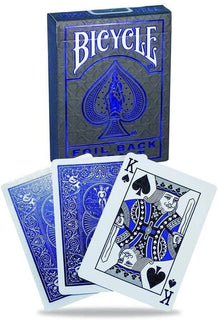 Foil MetalLuxe Back Cobalt - Bicycle Deck®