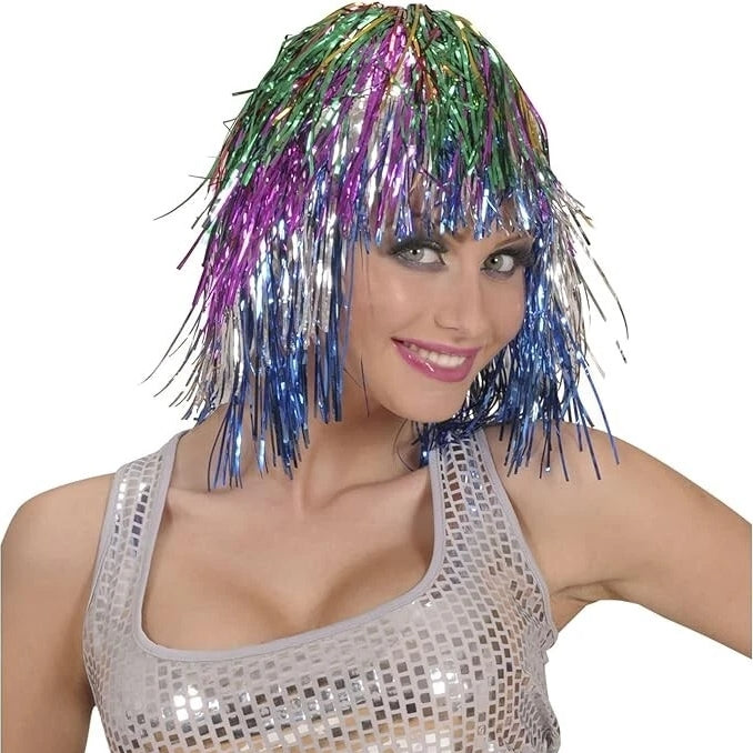 Tinsel Wig - Multi
