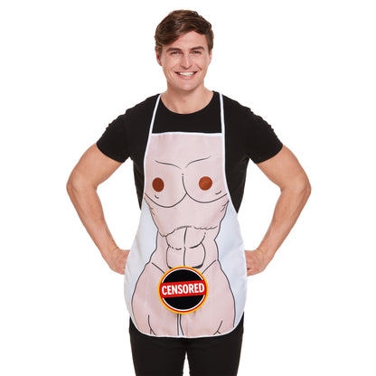 Nude Man Willy Apron