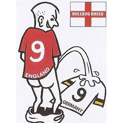 Football car sticker: wee~pee on your rival team shirt~Assorted teams available - The Scarborough Joke Shop