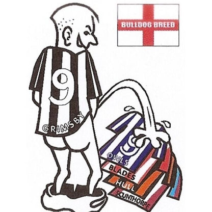 Football car sticker: wee~pee on your rival team shirt~Assorted teams available - The Scarborough Joke Shop