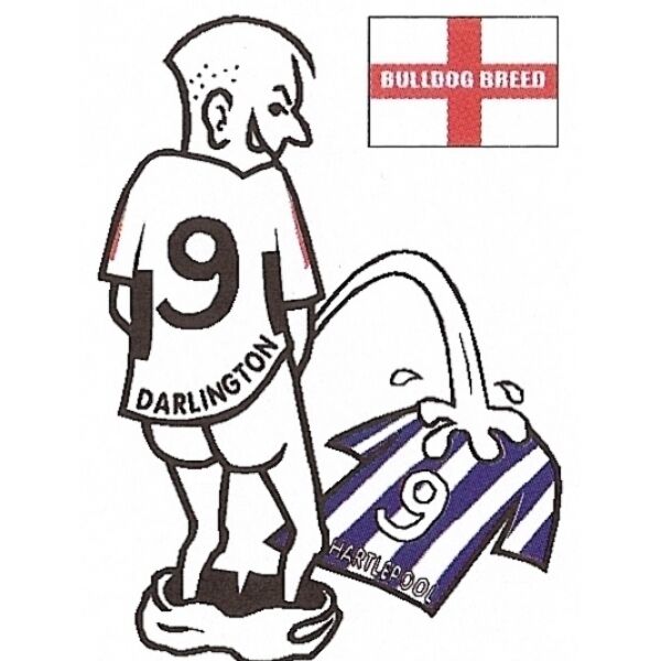 Football car sticker: wee~pee on your rival team shirt~Assorted teams available - The Scarborough Joke Shop