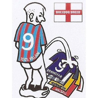 Football car sticker: wee~pee on your rival team shirt~Assorted teams available - The Scarborough Joke Shop