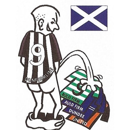 Football car sticker: wee~pee on your rival team shirt~Assorted teams available - The Scarborough Joke Shop
